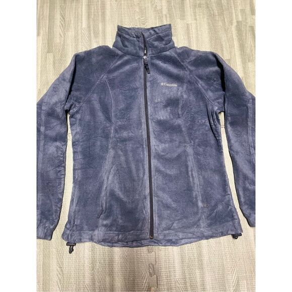 Columbia  Full Zip Blue Fleece Jacket Size M Women’s - Picture 1 of 6